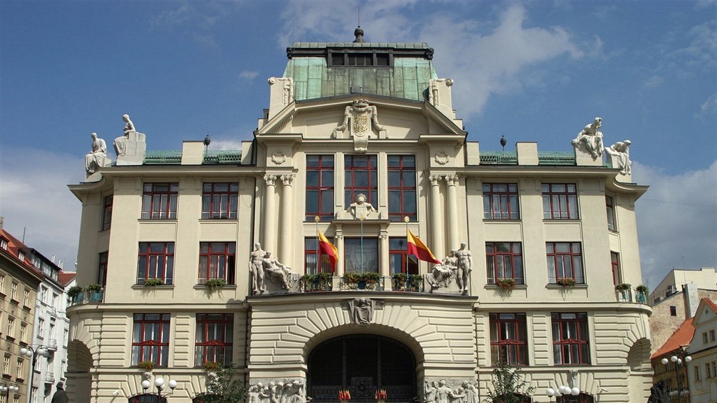 Ústřední sídlo pražského magistrátu na Mariánském náměstí.