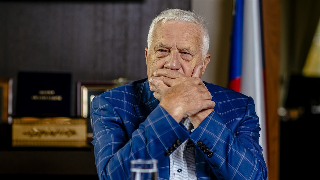 Rozhovor v Institutu exprezidenta Václava Klause.