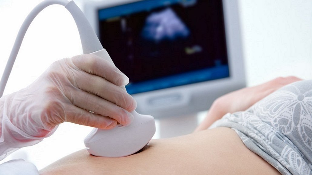 Vyetení ultrazvukem - ilustraní foto.