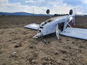 Na Písecku spadlo malé letadlo, při havárii zahynul jeden člověk. Druhý utrpěl těžká zranění