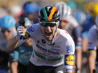 Jezdec Deceuninck-Quick Step Sam Bennett slav etapov prvenstv.