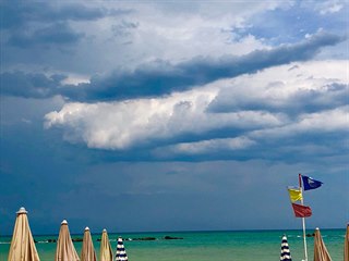 Pláž v italském letovisku San Benedetto del Tronto