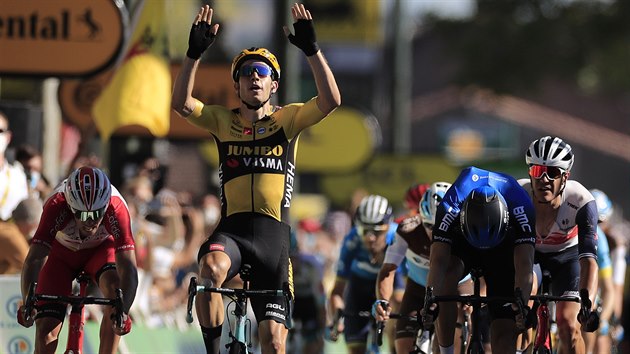 Wout Van Aert ovládl sedmou etapu Tour de France