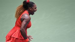 Serena Williamsová ve tvrtfinále US Open 2020