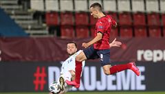 Jakub Pe�ek proti Skotsku.