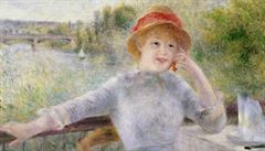 Auguste Renoir - Portrét Alphonsine Fournaise.