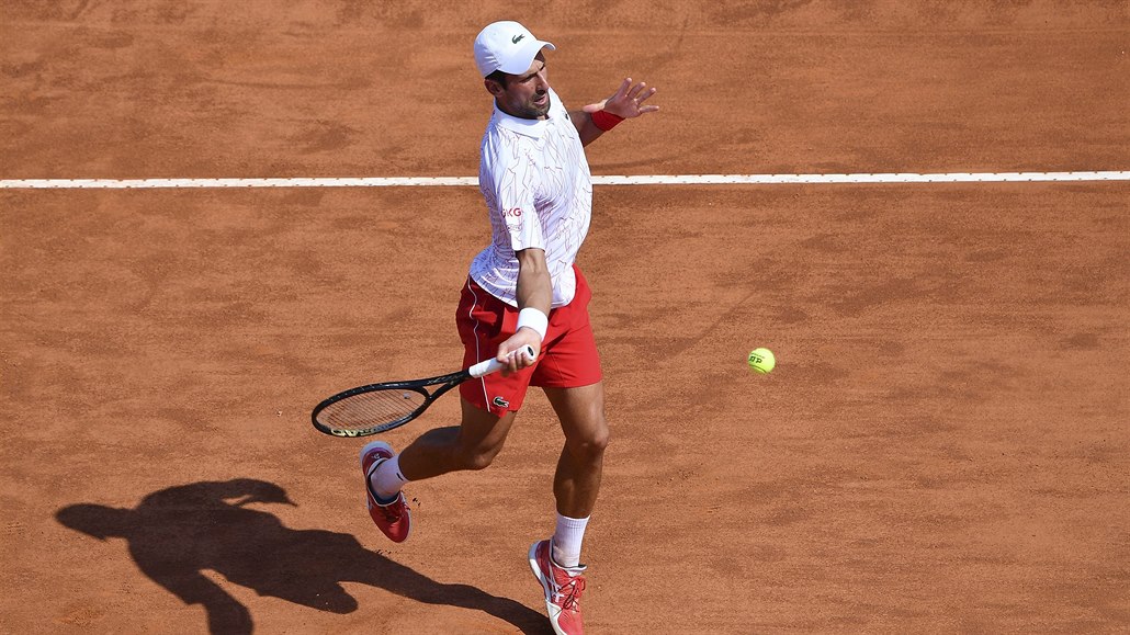 Novak Djokovič na turnaji v Římě.