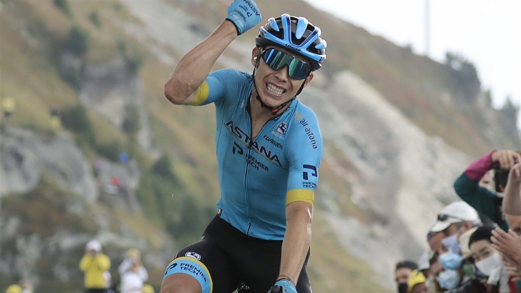 Královskou 17. etapu Tour de France vyhrál kolumbijský cyklista Miguel Ángel...