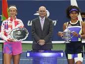 Naomi Ósakaová ve finále US Open otoila utkání s Bloruskou Azarenkovou.