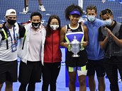 Naomi Ósakaová se mohla spolen se svým týmem radovat z titulu na US Open.