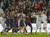 Závr utkání mezi PSG a Olympiquem Marseille nabídl hodn emotivních moment.