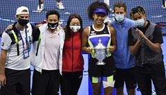 Naomi Ósakaová se mohla spolen se svým týmem radovat z titulu na US Open.