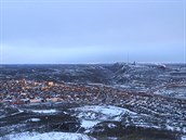 Kiruna je védské msto za polárním kruhem, které bylo postaveno na obrovském...