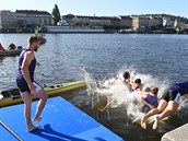 107. roník veslaské regaty Primátorky, 20. záí 2020 v Praze. Hlavní závod...