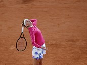 Tenistka Petra Kvitová pi návratu do  Paíe zvládla první kolo