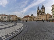 Prázdná Praha.