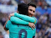 Lionel Messi se musel po esti letech rozlouit s parákem Luisem Suárezem.