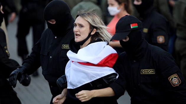 Dalí zatýkání v Bloruském Minsku.