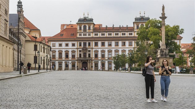 Poet navtevník centra Prahy s koronakrizí radikáln poklesl.
