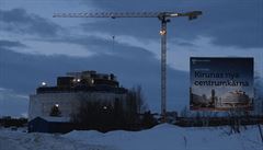 Kiruna je �védské m�sto za polárním kruhem, které bylo postaveno na obrovském...
