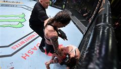 UFC Vegas 11: Clarková bije Alparovou.