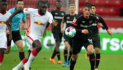 Leverkusen doma remizoval s Lipskem 1:1, Schick se neprosadil