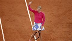 Kvitová kvůli poraněnému kotníku odstoupila z Roland Garros