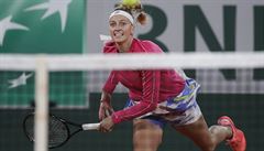 Tenistka Petra Kvitová pi návratu do  Paíe zvládla první kolo