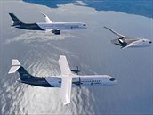 Airbus pedstavil ti moné koncepty letounu pohánného vodíkem.