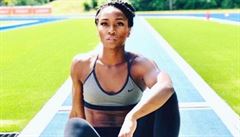 Tianna Bartolettaová má doma ti zlata z olympijských her.