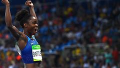 Tianna Bartolettaová má doma ti zlata z olympijských her.