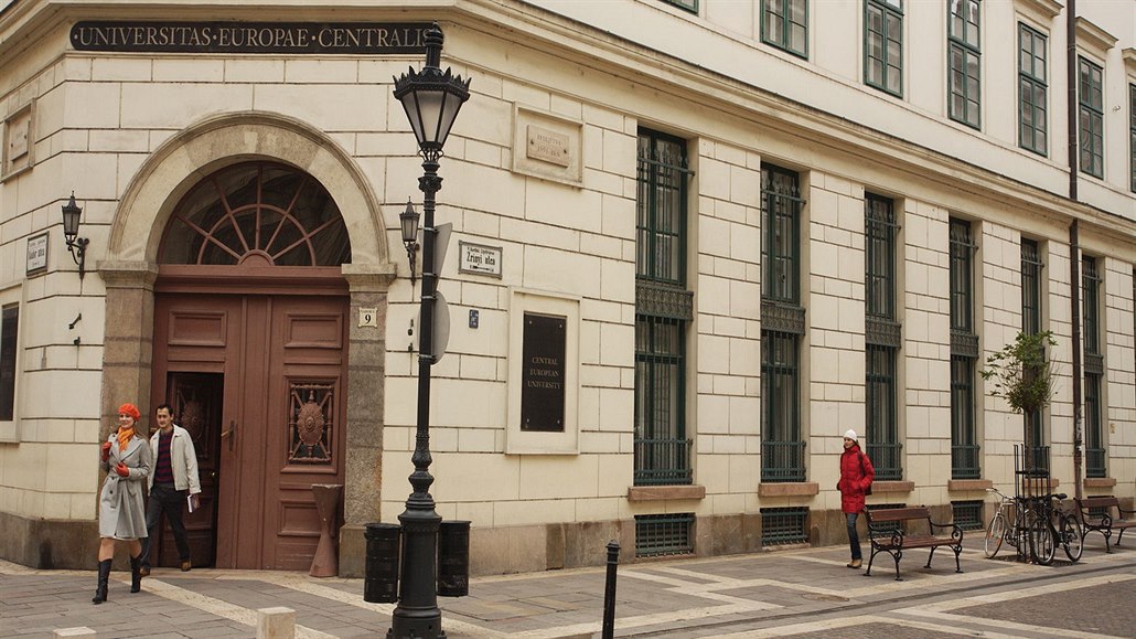 Budova Stedoevropské univerzity v Budapeti.