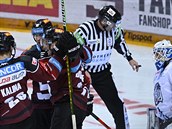 Utkání 6. kola hokejové extraligy HC Sparta Praha - Bílí Tygi Liberec, 2....