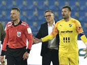 Utkání 6. kola první fotbalové ligy: Baník Ostrava - Slavia Praha, 4. íjna...