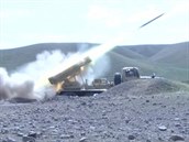 Azerbajdánská armáda bhem boj o Náhorní Karabach.