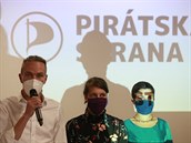 Volební snm Pirát po krajských a senátních volbách, tisková konference.