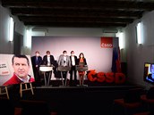 Tisková konference SSD po krajských a senátních volbách 3. ijna 2020.