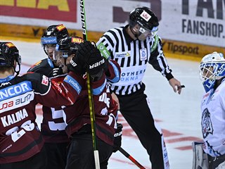 Utkn 6. kola hokejov extraligy HC Sparta Praha - Bl Tygi Liberec, 2....
