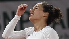 Martina Trevisanová se zlobí b�hem Roland Garros 2020