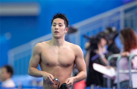 Japonský plavec Daija Seto.