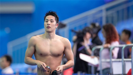 Japonský plavec Daija Seto.
