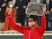Novak Djokovi skonil na Roland Garros na druhém míst