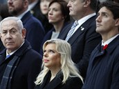 Izraelský premiér (vlevo) spolen s manelkou Sarou.