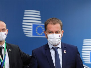 Slovensk pedseda vldy Igor Matovi na summitu ldr Evropsk unie.
