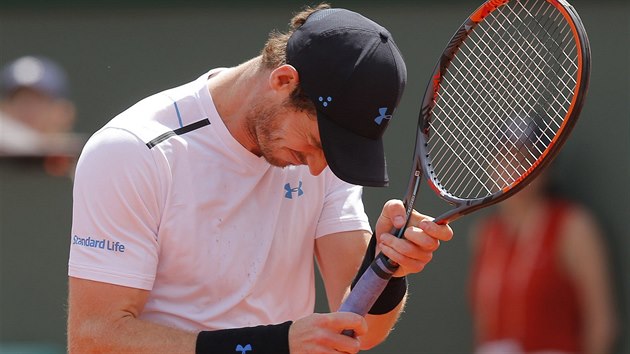 Brit Andy Murray v osmifinále French Open.