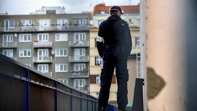Policejn zkrok na Vyehrad.