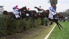 Zprava Marcel Novák na koni Player a vít�z Luká� Matuský na Hegnusovi.