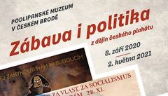 Plakát k výstavě Zábava a politika. | na serveru Lidovky.cz | aktuální zprávy