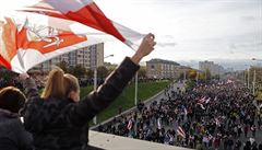 Ticet tisc lid vyrazilo do ulic. V Minsku opt protestuj odprci prezidenta Lukaenka