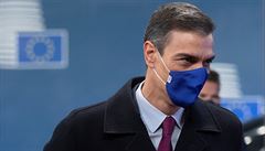 �pan�lský p�edseda vlády Pedro Sanchez na summitu lídr� zemí Evropské unie.